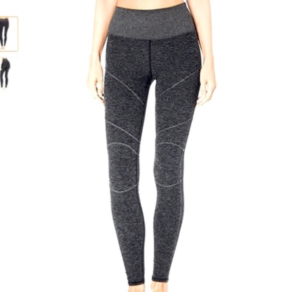 Alo Yoga Women's Size M Alosoft Revel High Waisted Seamed Leggings – Gray